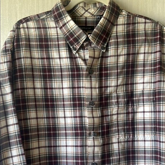 Van Heusen Plaid Button Down - Picture 2 of 7